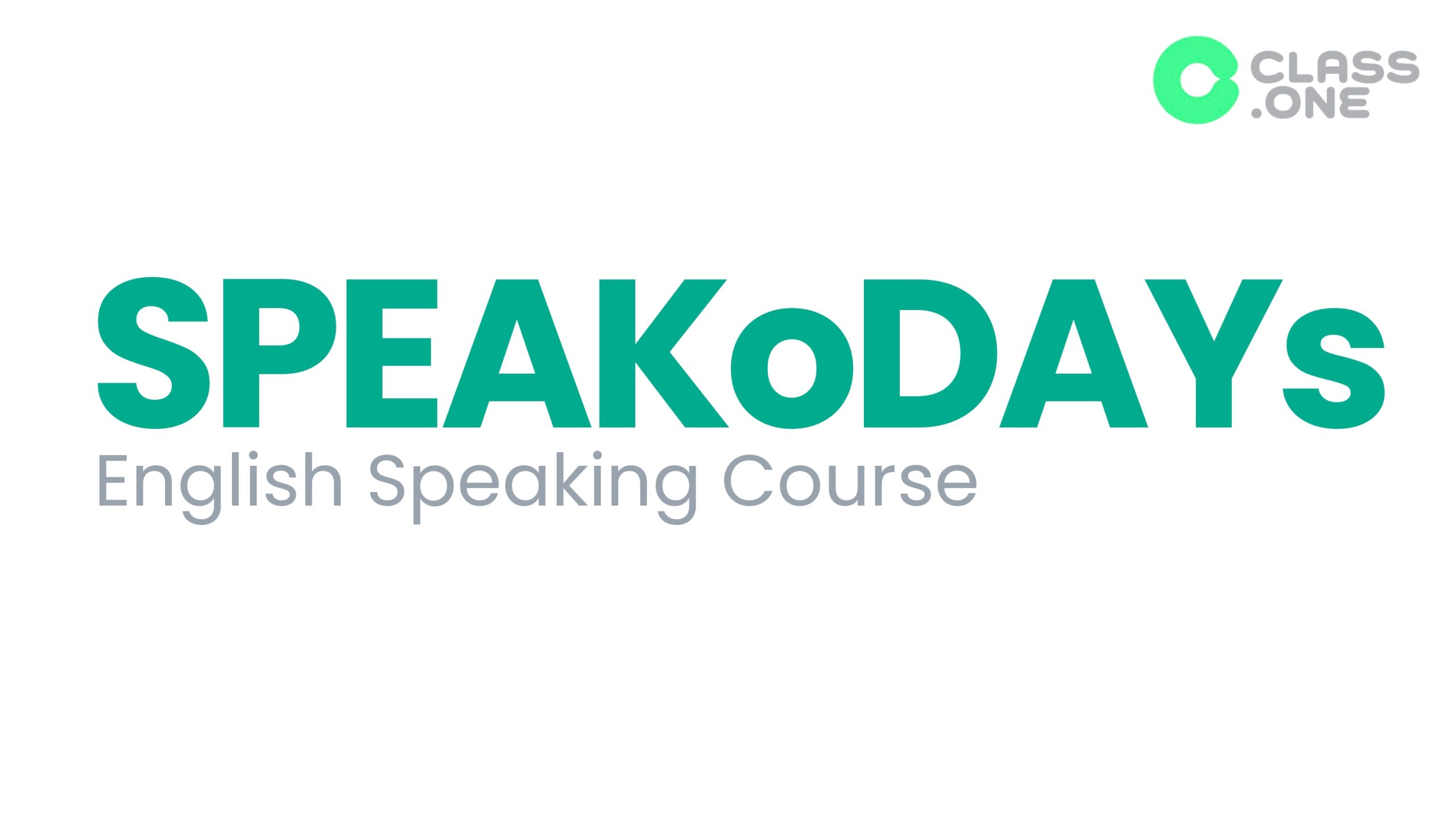 SpeakoDay English Speaking Course